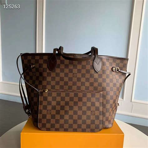 neverfull monogram or damier.